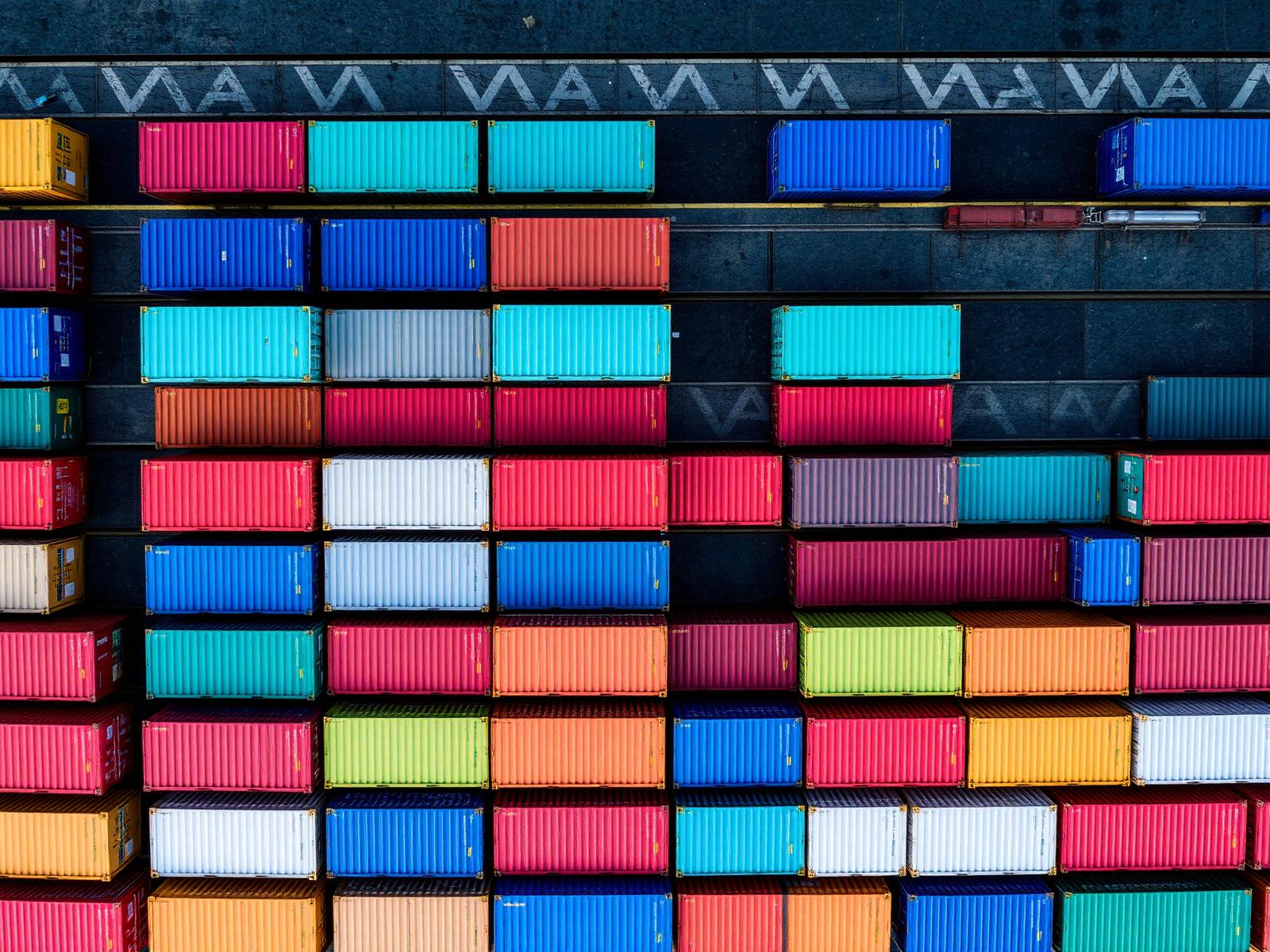 Conteneurs au port